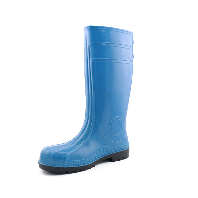 Lapps Factory Oil acid alkali resistant waterproof cheap non safety light weight anti slip men PVC rubber rain boots for work