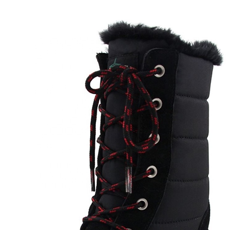 Lapps Factory Faux Fur Outdoor For Waterproof Men Womens Snow With Warm Lining Comfortable Ladies Ankle Winter Boots