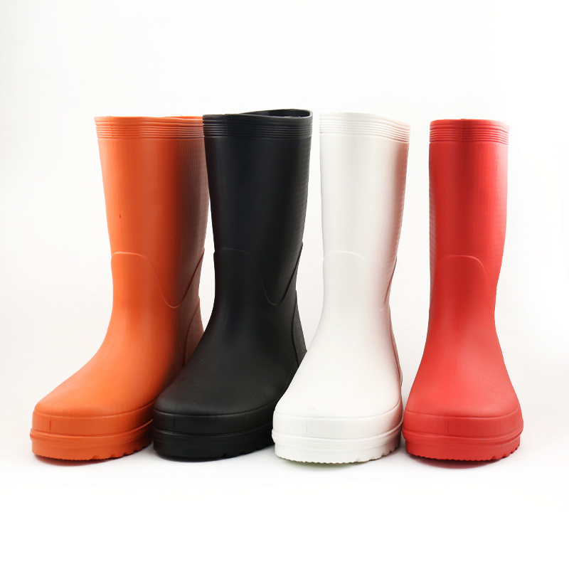 Lapps Factory Waterproof Anti Slip Plastic Half Eva Men Mens Ankle Wellies Rain Gum Boots For Work