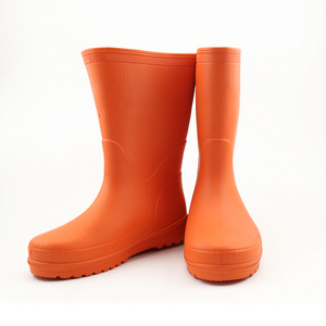 Lapps Wholesale Soft Waterproof Anti Slip Unisex Midi Men Ankle Rubber Boots Eva Rain Boot For Work