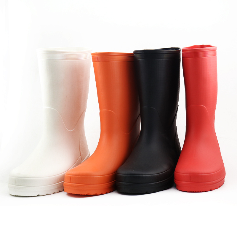 Lapps Factory Waterproof Anti Slip Plastic Half Eva Men Ladies Ankle Wellies Rain Gum Boots For Adult