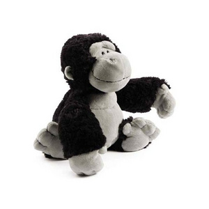 hot sale orang gorilla plush stuffed forest toy in black and grey