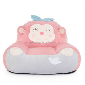 Lounge sofa kids flip out sofa Baby Support Seat Sofa Sitting Plush Animal Chair