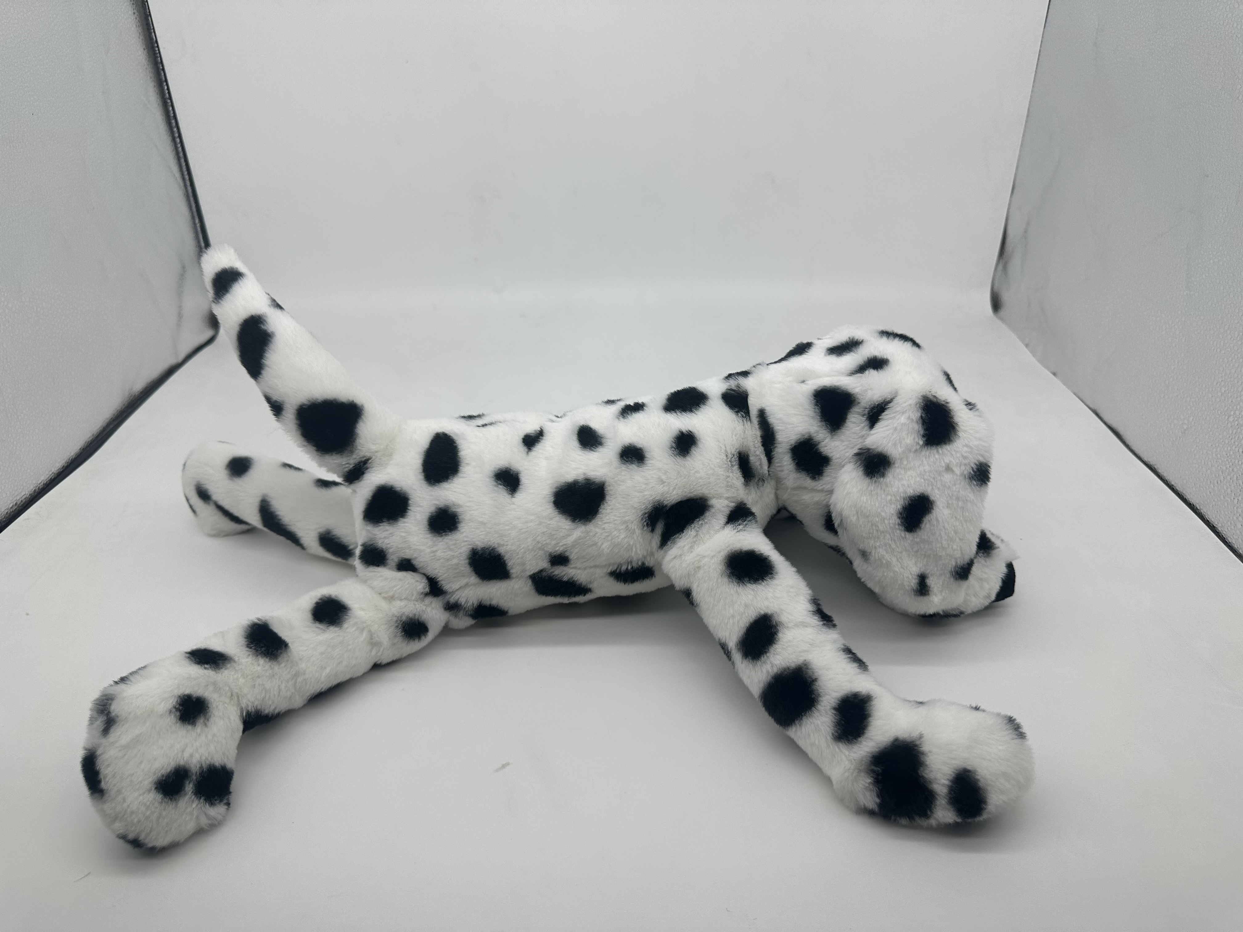 Best Selling White Black Dog Plush Toy Soft Cute Stuffed Animal Toys Dogs