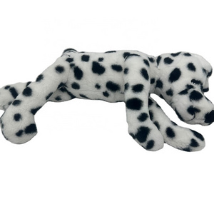 Best Selling White Black Dog Plush Toy Soft Cute Stuffed Animal Toys Dogs