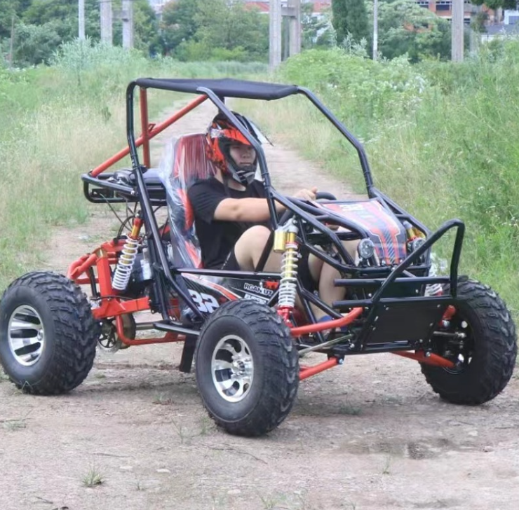 New 200cc single-seat steering wheel UTV 4x4 sports go kart  all terrain off-road vehicle