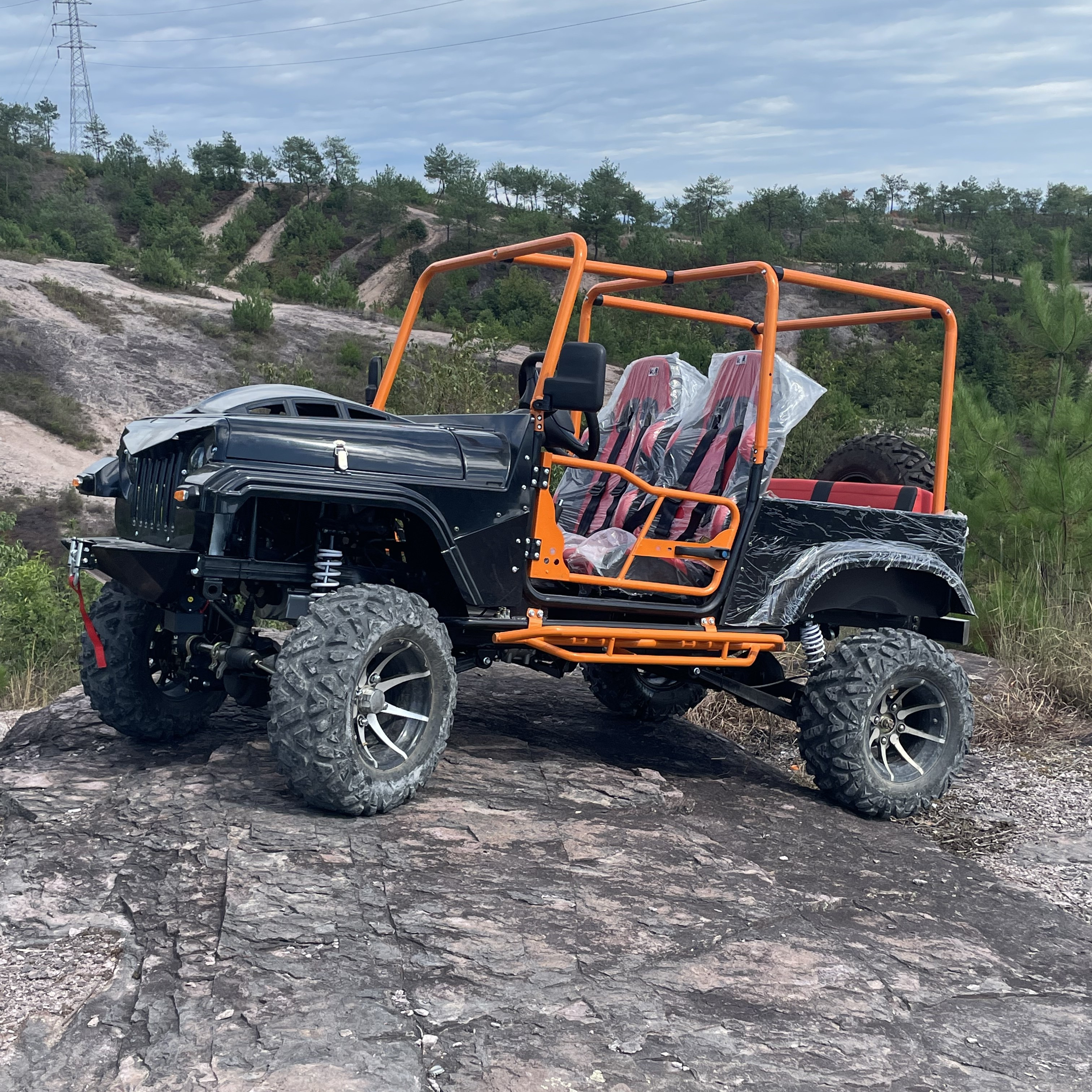 Dune Buggy Vehicle Adult Go Karts 4 Wheel oil Car 300CC optional two wheel drive, Four-wheel drivewheel  Off Road oil Jeep