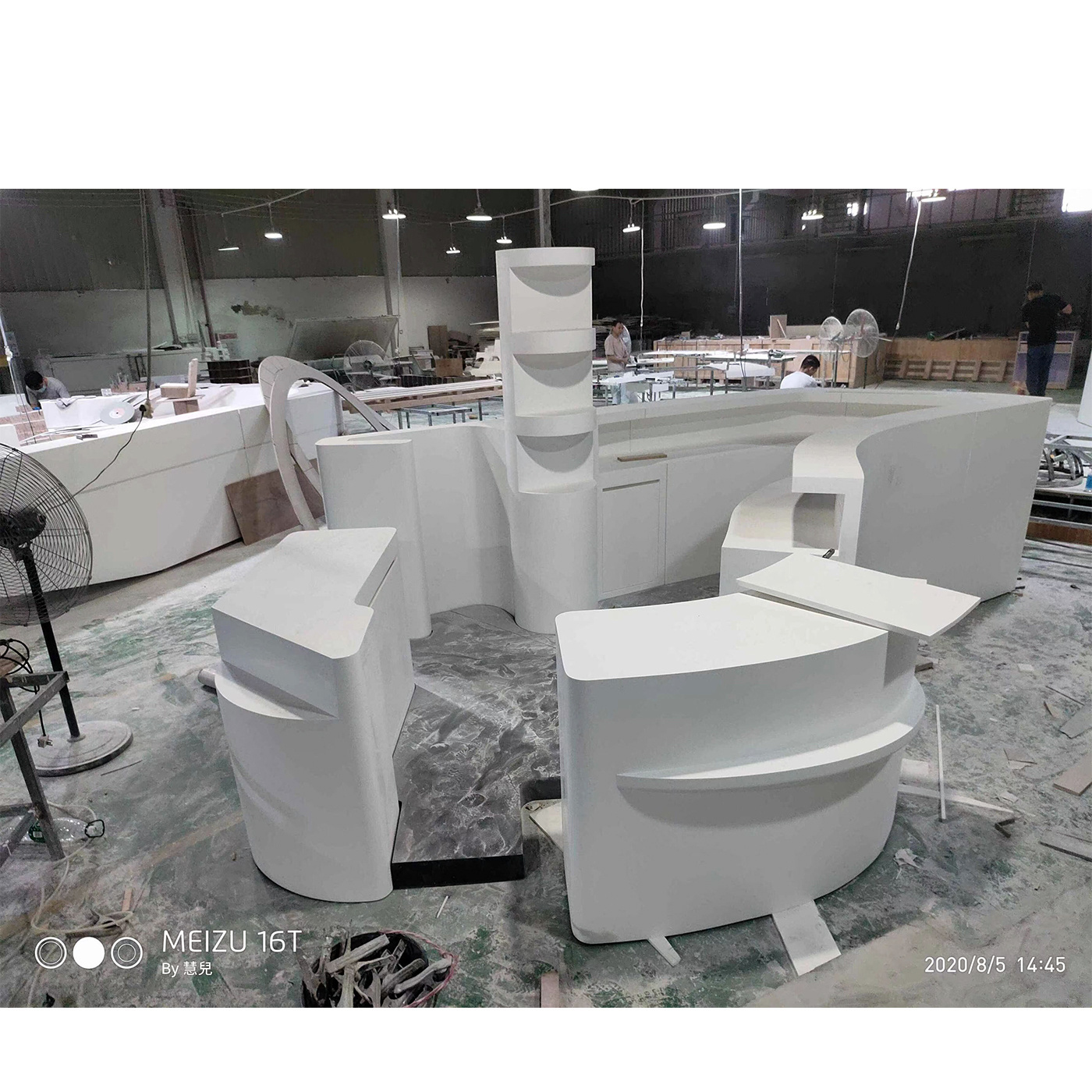 Factory custom height bar stools nightclub design outdoor restaurant counter bar home  semi circle front desk white bar cabinet