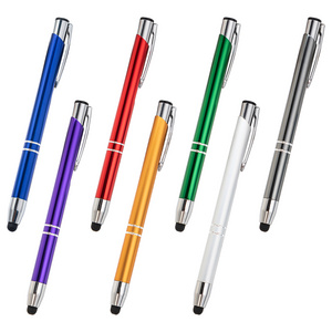 Hot Selling  Screen Mobile Phone Custom Logo Writing Tip Stylus Ball Pen