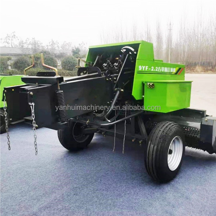 Animal Husbandry Machinery Pickup Device Square Straw machine Baler square pine straw baler for sale