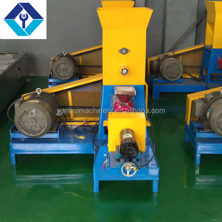 180~200kg/H Crab Shrimp Feed Making Machine Attached Free Parts Floating Fish Feed Mill Pellet Extruder Machine