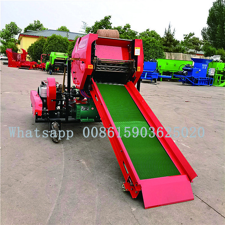 Widely used Automatic Mini Foage Silage Round Baler Packing And Wrapper Machine For Sale