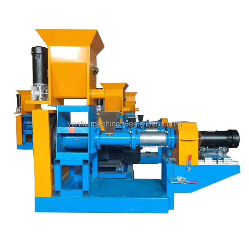 180~200kg/H Crab Shrimp Feed Making Machine Attached Free Parts Floating Fish Feed Mill Pellet Extruder Machine