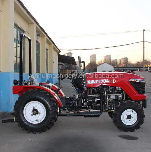 Foton Lovol 90HP 4WD Agriculture Farm Tractors with Front Loader