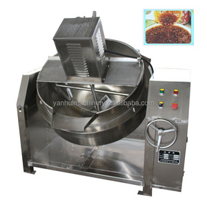 Industrial 200l 600l 800l Jacketed Kettle Electric Gas Steam Heating Planetary Stirring Pot Industrial Cooking Mixer