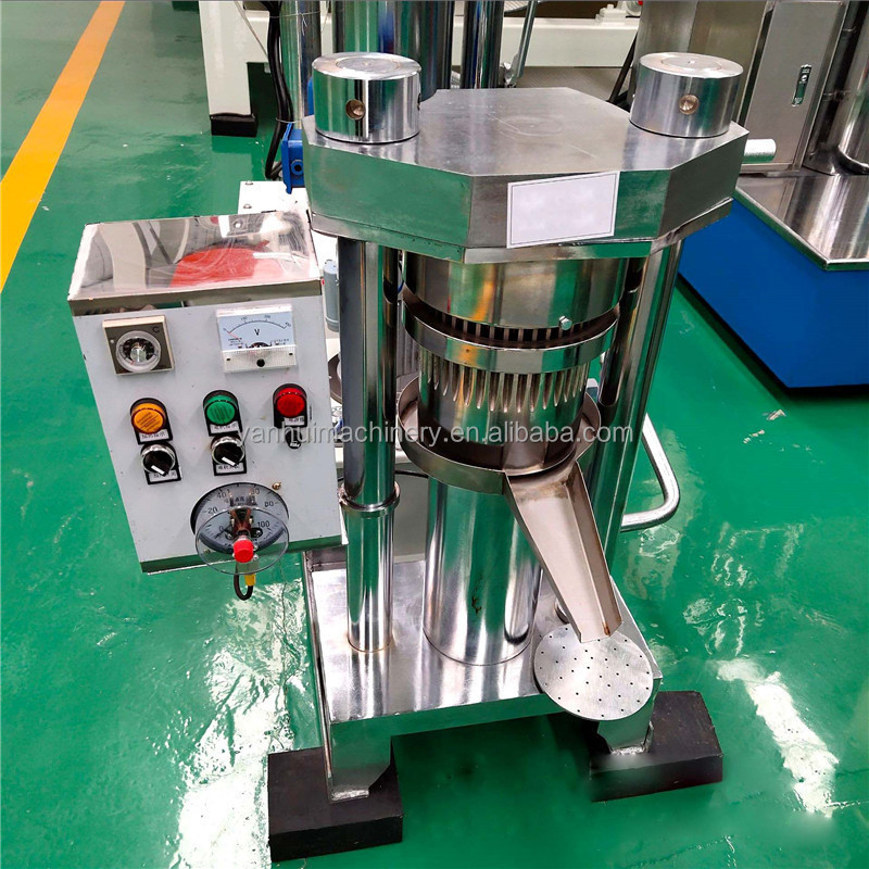 automatic small hydraulic cold press olive/avocado/shea nut oil extraction machine