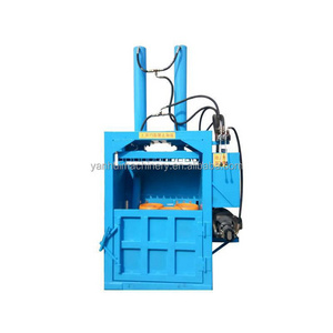 Hydraulic plastic bottle baling press machine/Small Business compactor for waste paper, recycling cardboard baler