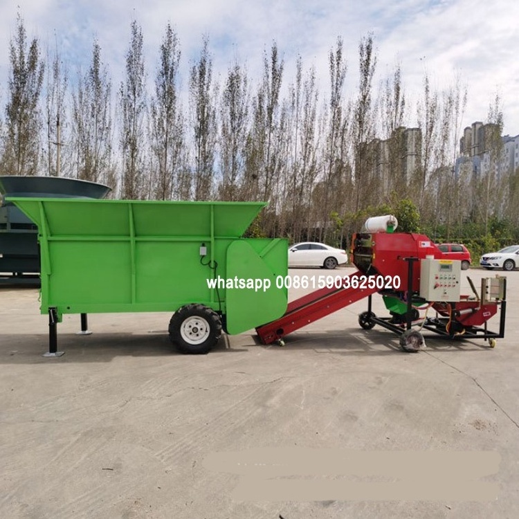 2024 full automatic diesel engine round straw mini hay baler alfafa silage baler machine with automatic feeder