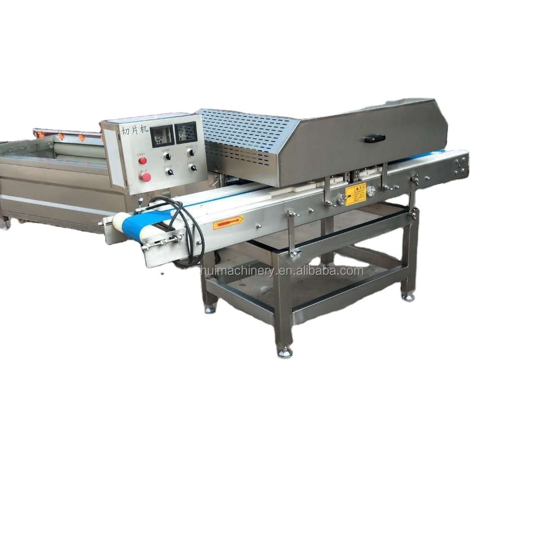 304 stainless steel belt conveyor Chicken Breast Filleting Machine,small chicken breast horizontal fresh meat slicer