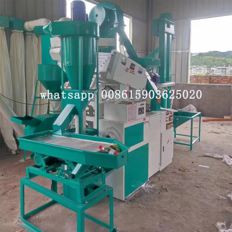 15 Tpd small Complete Set Combined Rice Mill Processing Machine Parboiled Rice Milling Machine And Polishing Machine