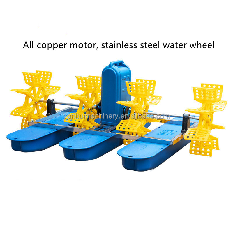 impeller shrimp ponds and lakes fishing tank solar transport tank in large pond farming for boat paddle wheel aerator fish pond