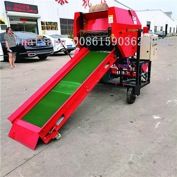 Widely used Automatic Mini Foage Silage Round Baler Packing And Wrapper Machine For Sale