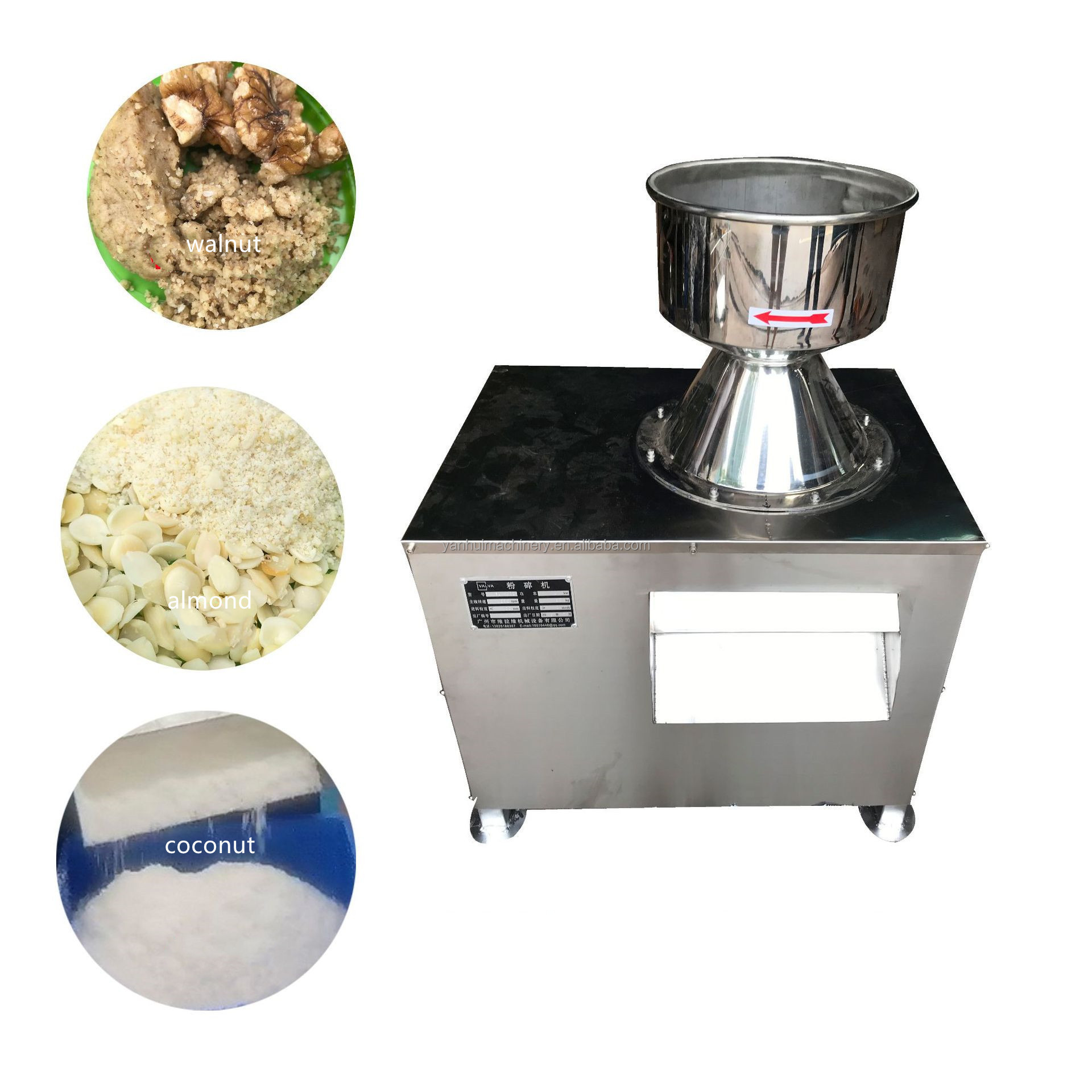 Industrial Coconut Meat Powder Grinding Grating Machine Electric Coconut Meat Grater Coconut Grinder And Crusher