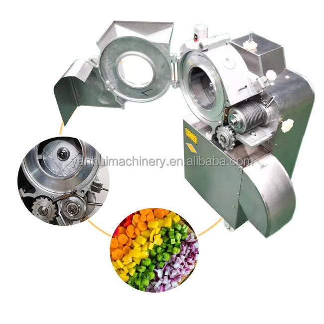 High Quality Dried Mango Raisins Cutting Machine/preserved Fruit Cube Cutter/dried Berry Dicing Machine