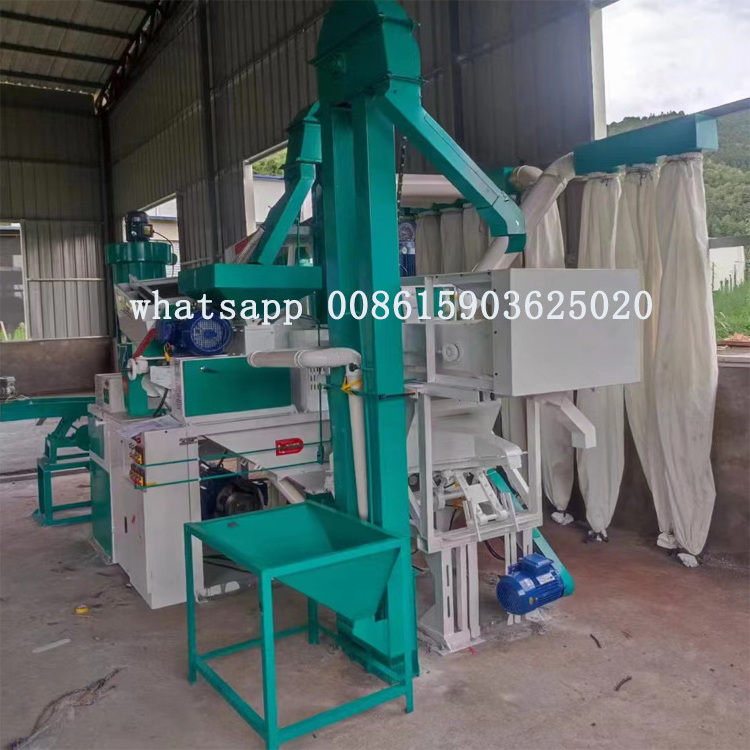 15 Tpd small Complete Set Combined Rice Mill Processing Machine Parboiled Rice Milling Machine And Polishing Machine