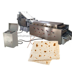 High capacity price of bakery turkish india lebanese arabic pita bread flat chapati making machine automatic production line