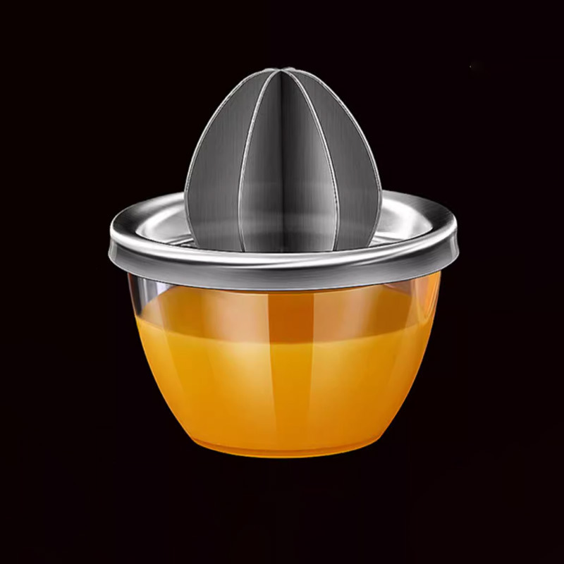 250ml Citrus Lemon Orange Grapefuit Juicer Manual Squeezer Stainless Steel 304 Robust Hand Juicer Press with Strainer