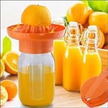 New Collection Glass Juice Bottles With Filter 30oz Manual Lemon Juice Hand Squeezer Bottles