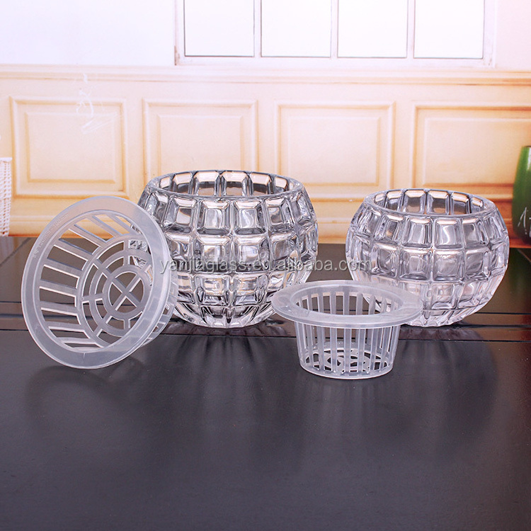 bulk glass jar 100ml/260ml/440ml/720ml rotary candle holder