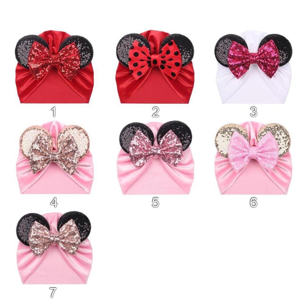 Baby Turban Chic Winter Velvet Mouse Ears Headband Custom Hair Accessories 2019 New Arrival