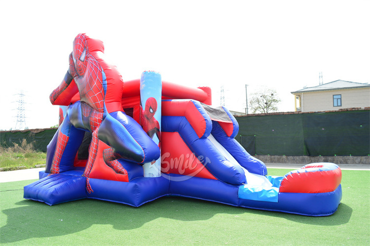 Factory Price Inflatable Spider Man Bouncy Castle Combo Inflatable Spiderman Bounce House Hoppborg Inflatable Bouncer House