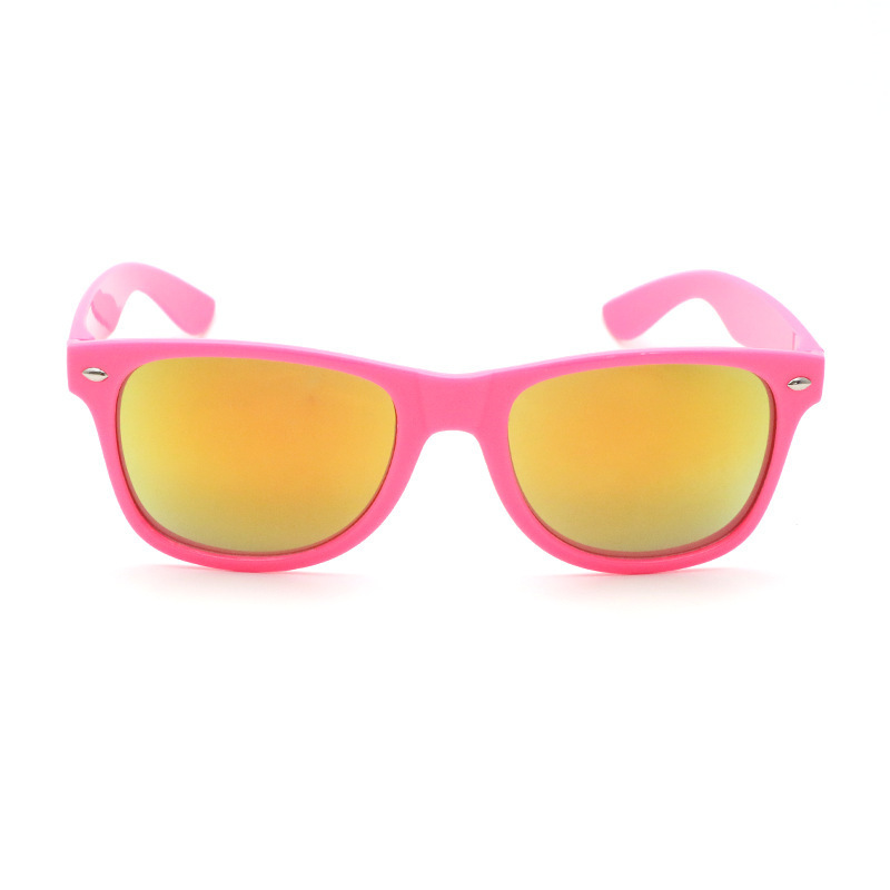 New Trendy Multi Color Children Kids Sunglasses 2023 Square Frame Child Pink Sunglasses Kids