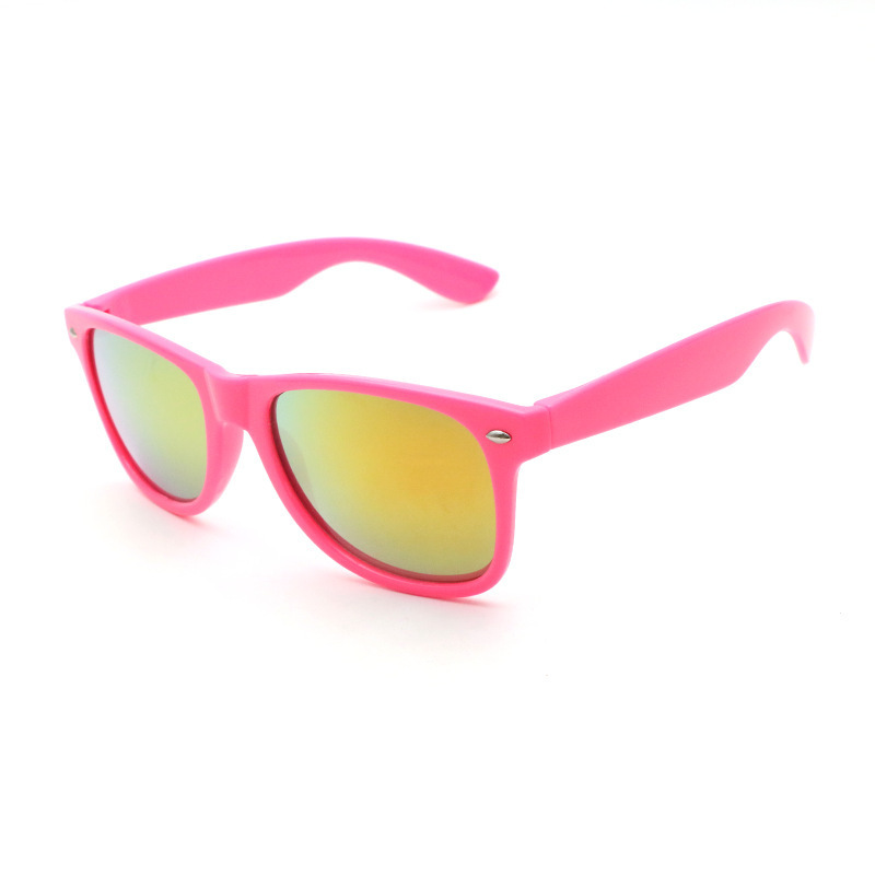 New Trendy Multi Color Children Kids Sunglasses 2023 Square Frame Child Pink Sunglasses Kids