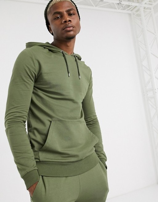 Factory Directly Sales training sweat suits men plain blank tracksuit 100% cotton quality  mens sweatsuit