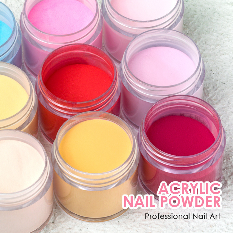 Acrylic Nail Powder Cover Pink Peach Color Pigment Powder Bulk for Nails Extension