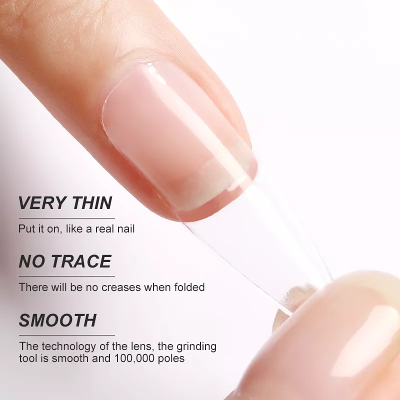 OEM ODM Nail Liquid Tip Acrylic Nail Tips UV Glue Nails Press on for Extension Gel Design Supplies for Professionals