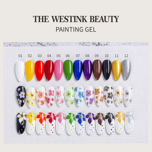 OEM/ODM Soak Off  Paint UV Nail Gel Set Nail Art uv led Painting gel