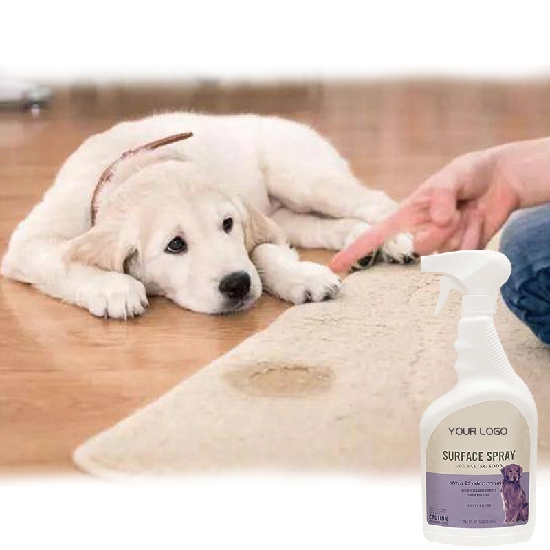 High Quality Pet Stain Remover Cleaner Spray safe non toxic Pet Odor Eliminator for Cats Dogs & Small Animals