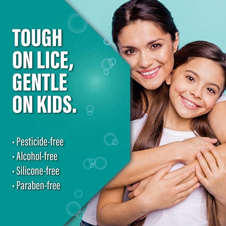 Advanced Lice Removal Treatment Shampoo Cleaning Relieving Itching Controlling Oil Hair Scalp Care Kid Anti Lice Hair Shampoo