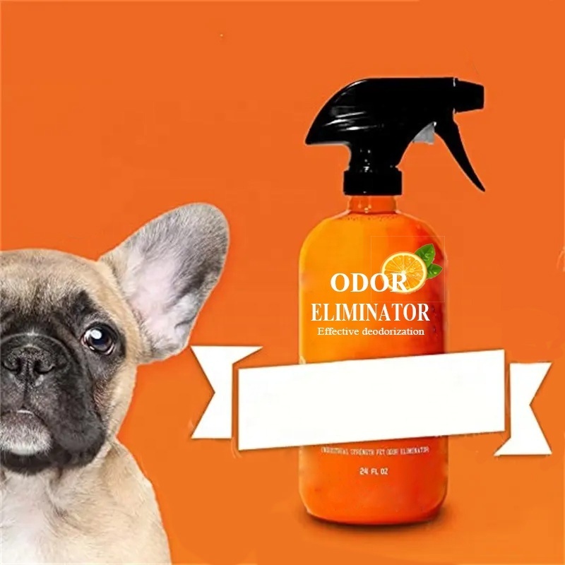 Wholesale Price Orange Pet Odor Eliminator Indoor Remove Pet Stains Odor Urine Cleaning Carpet Deodorizer For Cat And Dog