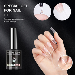 Custom Logo Private Label Bond False Fake Press On Nails Glue Nail Tips Glue Gel Bulk For Nail Extension