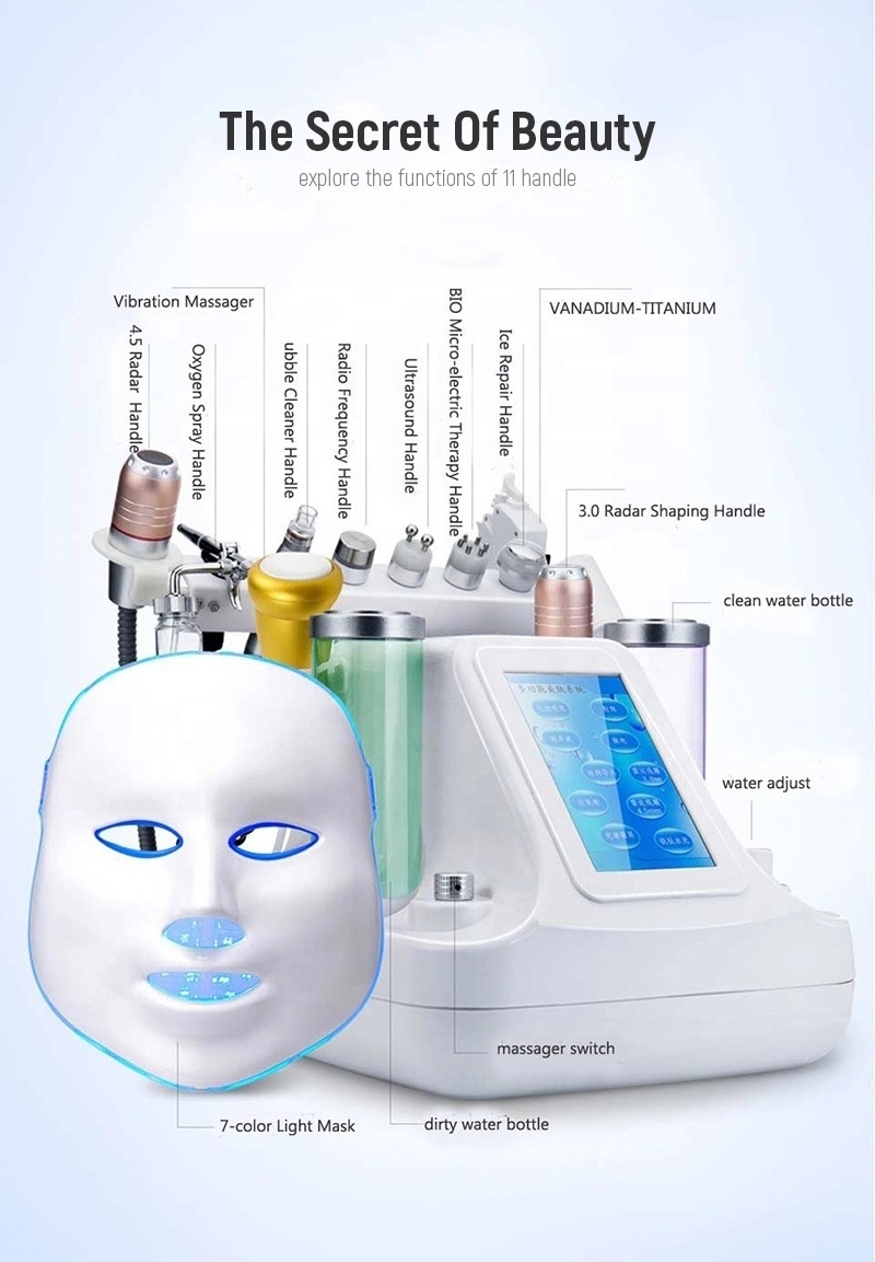 2023 water facial cleaner aqua peel skin rejuvenating set peeling face cleaning skin care hydro microdermabrasion machine