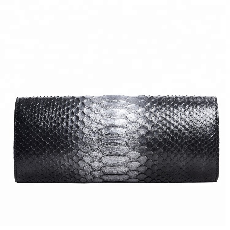 Luxury Leather Clutch Bag Women snake skin Ruffles Evening Bags Genuine Leather Brand Name Handbags Sell Designer Purse lady