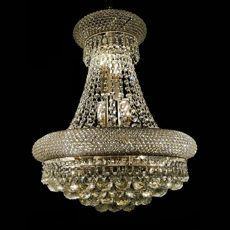 Limited time spike 110-240V led pendant light murano luxury blown glass crystal chandelier