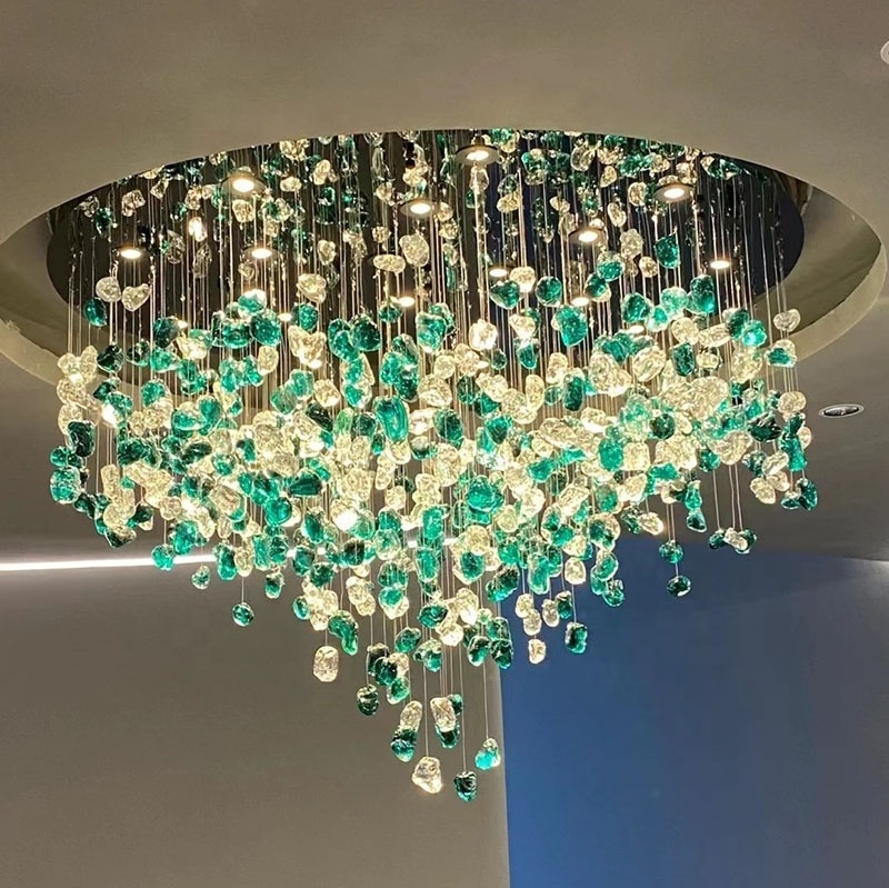 Hot Sale New Design Hotel Lobby hallway luxury crystal ceiling chandeliers