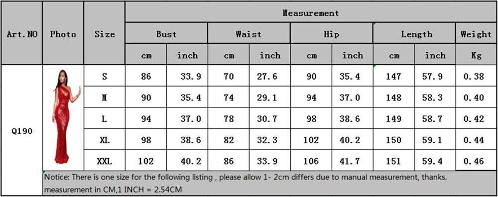 YSMARKET Red Sequined Dress Maxi Sexy Slim Fit Bodycon Nightclub Clothes Womens Long Prom Party Dresses Elegant Fashion EQ190